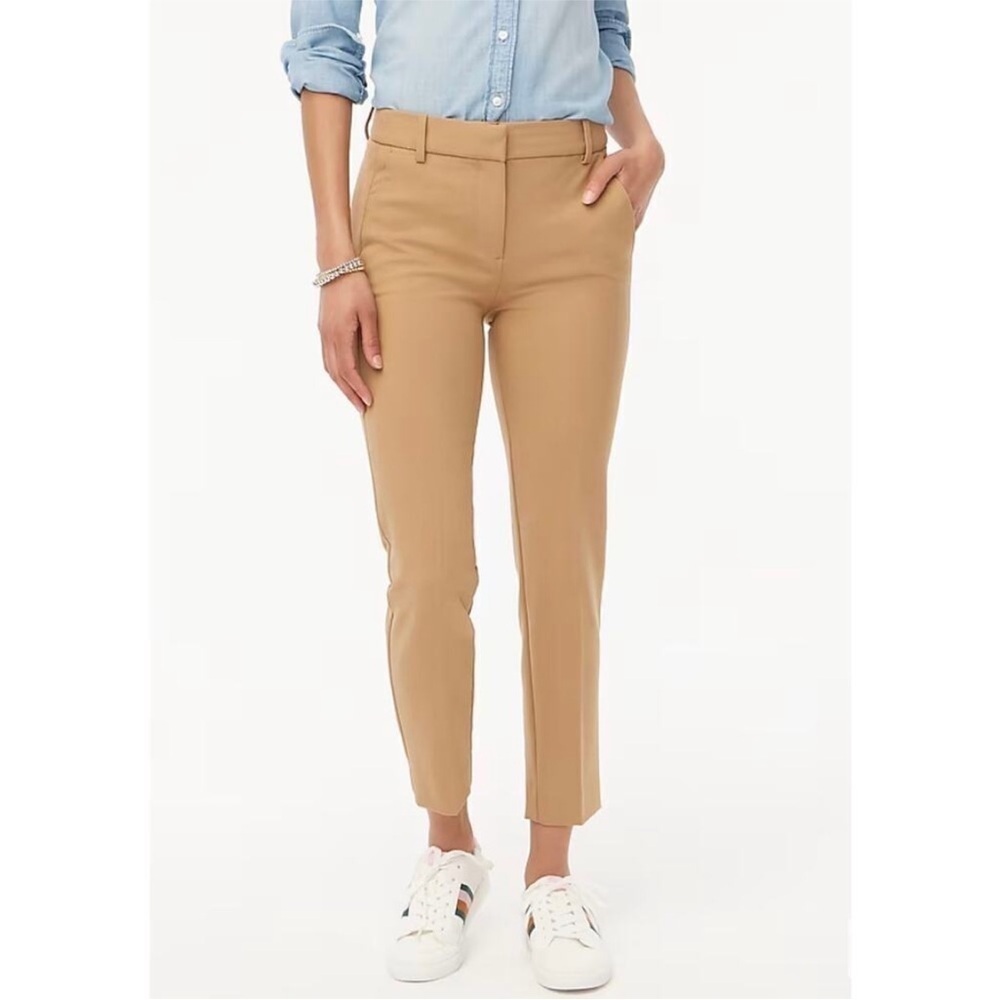 Jcrew Ruby Cropped Slim Pants Khaki